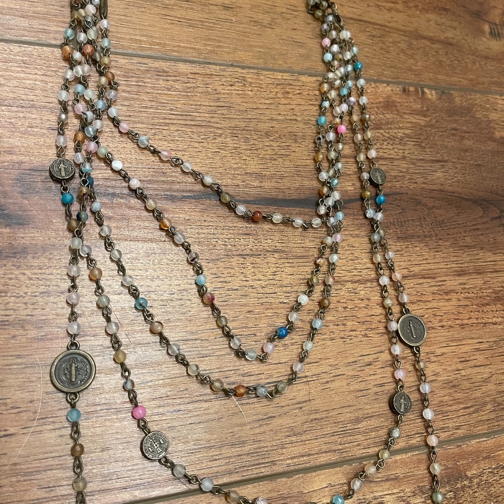 Maria Clara Multi Layer / Color Long Necklace